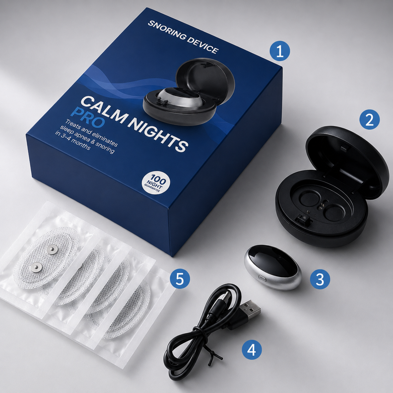 Calm Nights Pro — Eliminates Snoring & Sleep Apnea